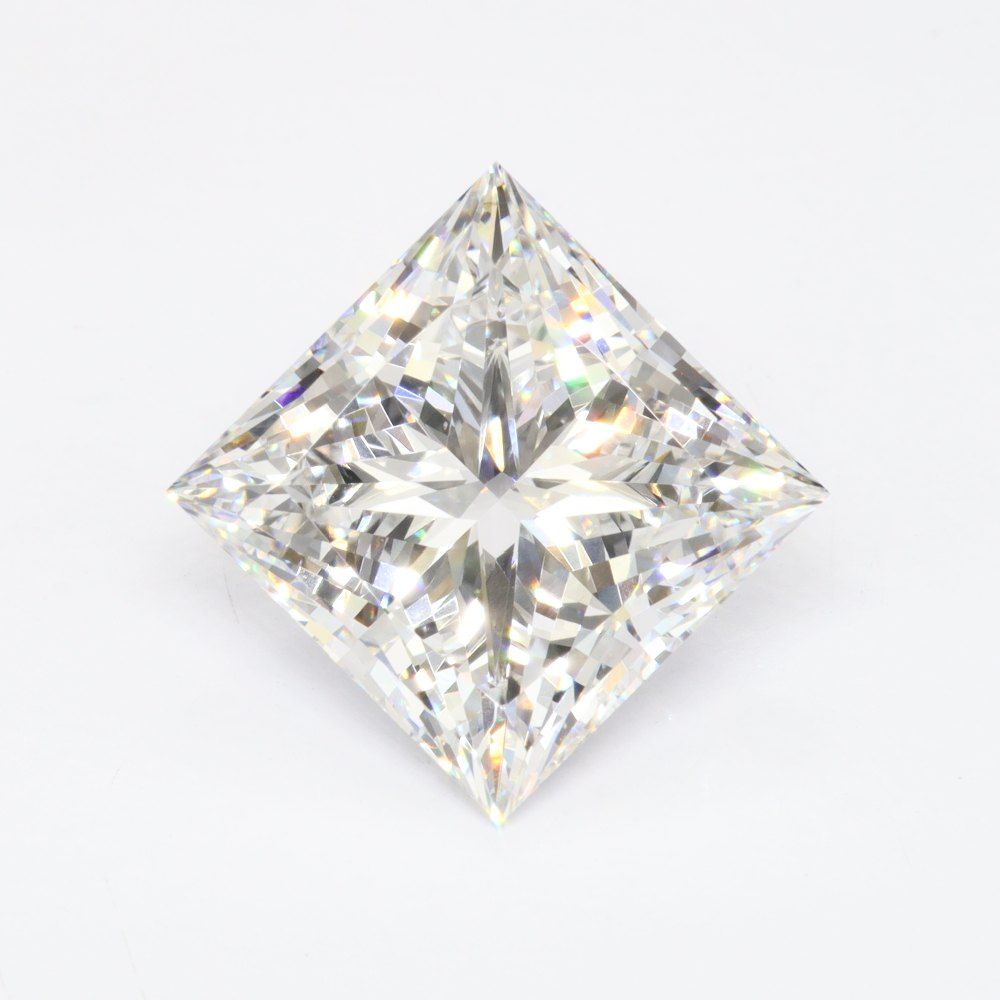 5.55 ct. princess Lab Grown Diamond front image