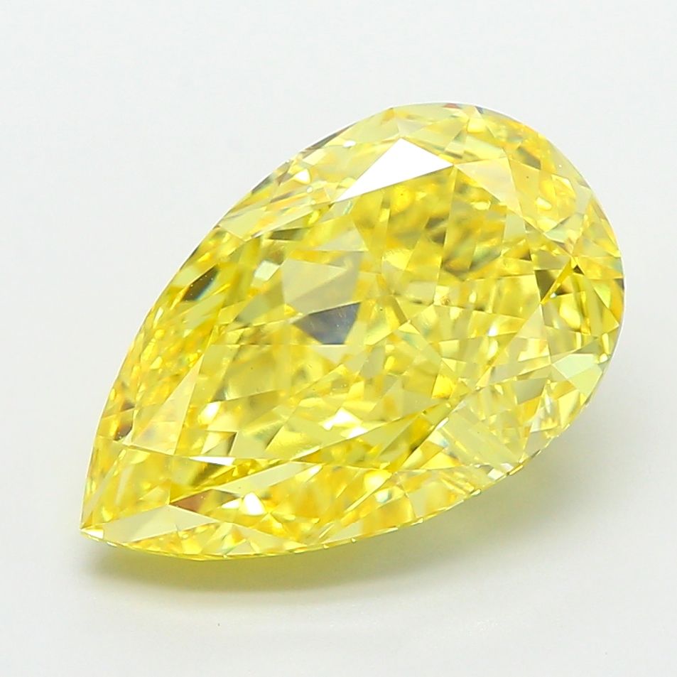 6.10 ct. pear Lab Grown Diamond front image