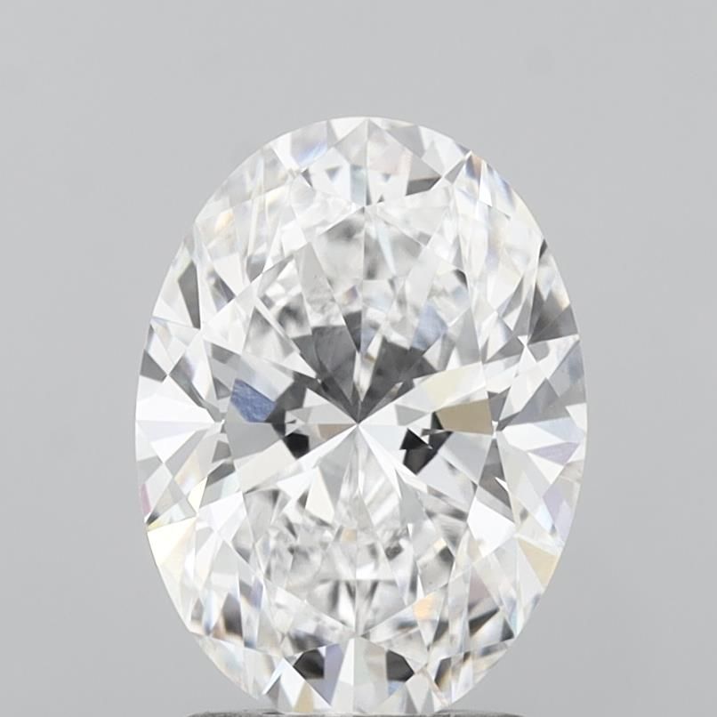 2.01 ct. oval Lab Grown Diamond front image