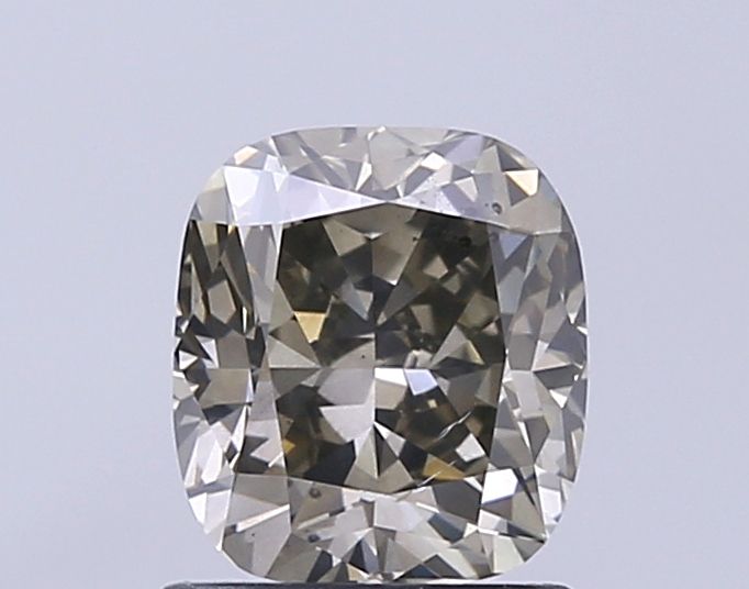 1.52 Carat Cushion brilliant Diamond Gray SI1