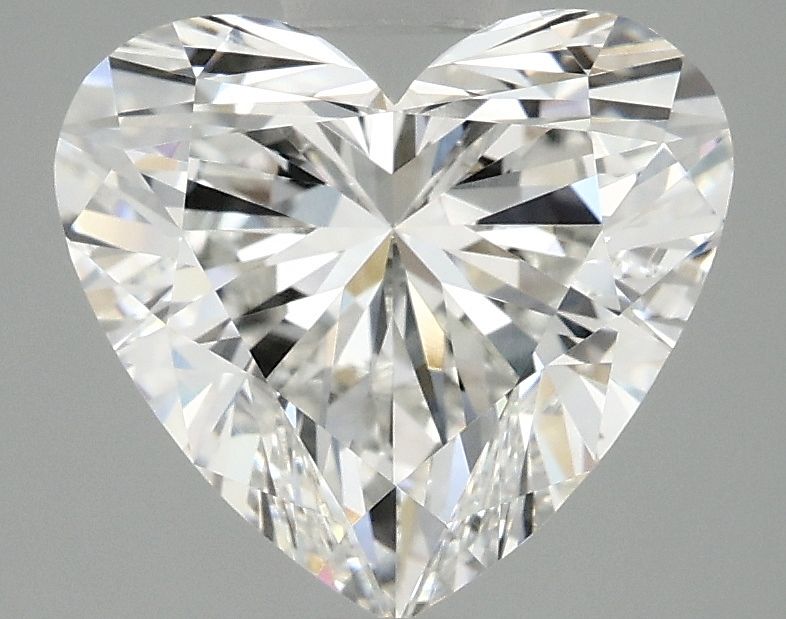 3.01 carat f VVS2 EX Cut IGI heart diamond