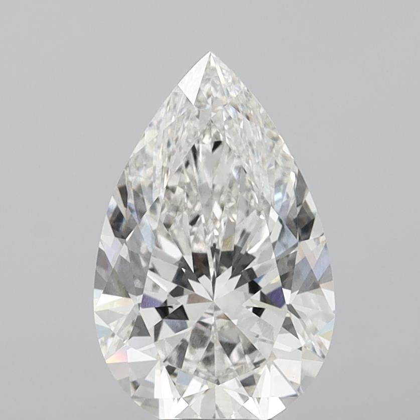 5.60 ct. pear Lab Grown Diamond front image