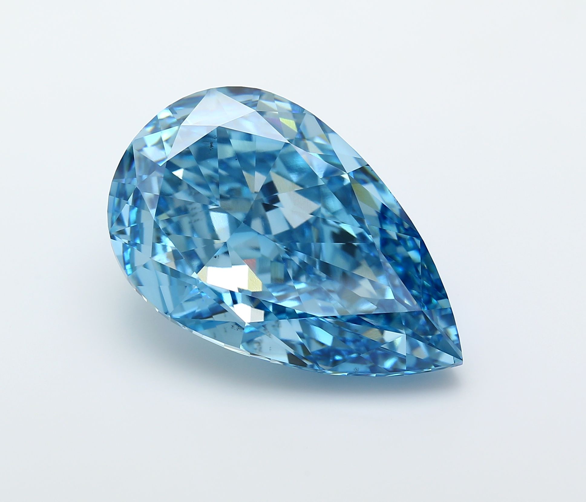 27.07 ct. pear Lab Grown Diamond front image