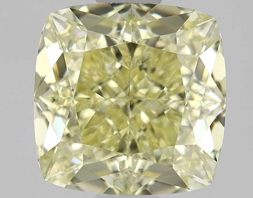 1.25 Carat Cushion brilliant Diamond Fancy Yellow VVS1