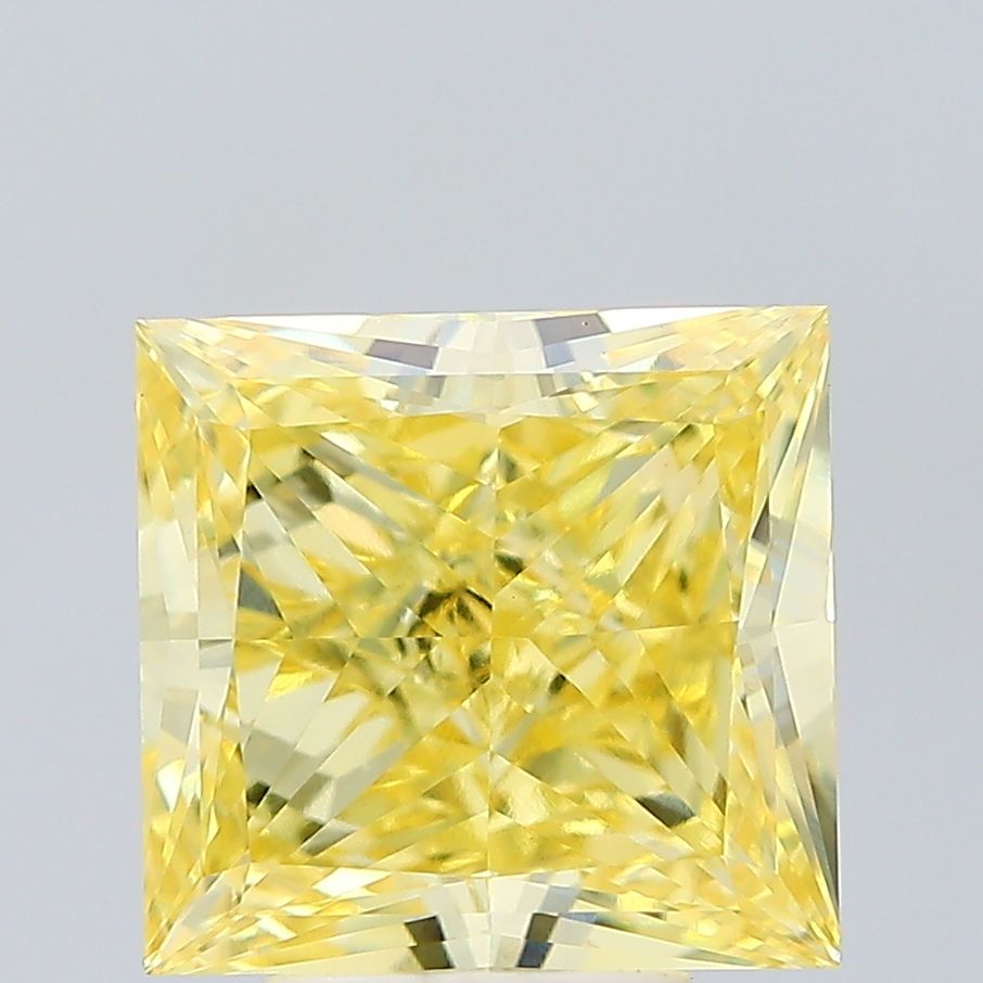 4.96 ct. princess Lab Grown Diamond front image