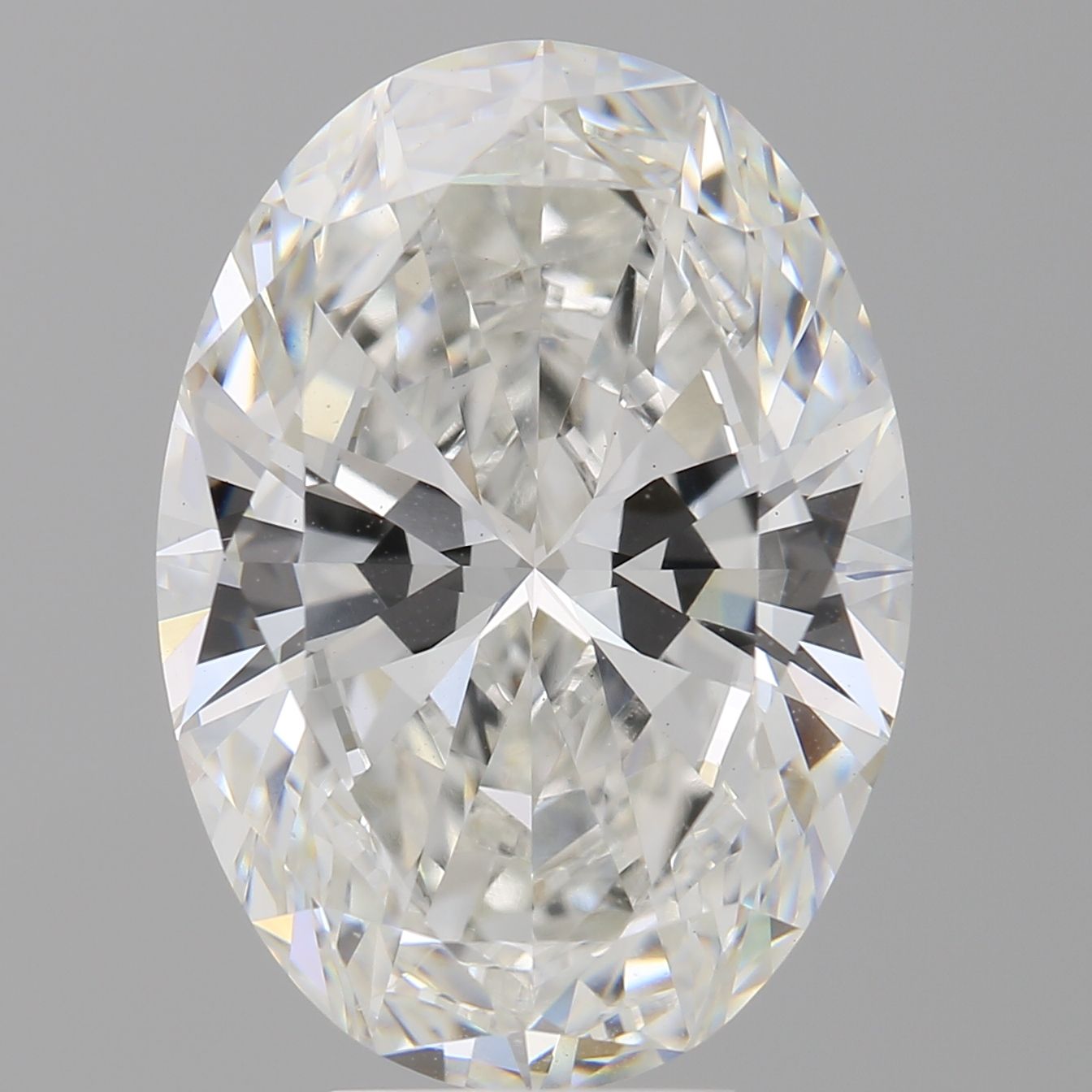 7.10 ct. oval Lab Grown Diamond front image