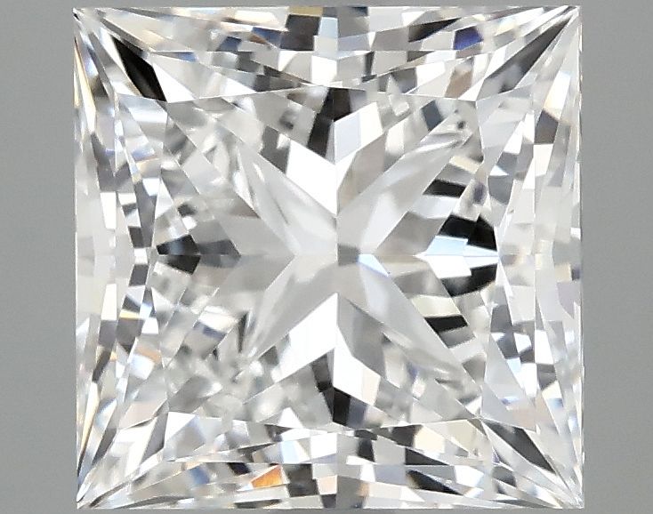3.88 ct. princess Lab Grown Diamond front image