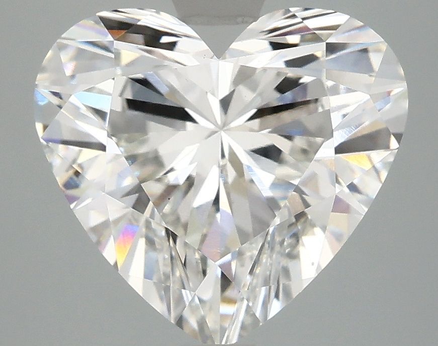 3.79 carat f VS1 EX Cut IGI heart diamond