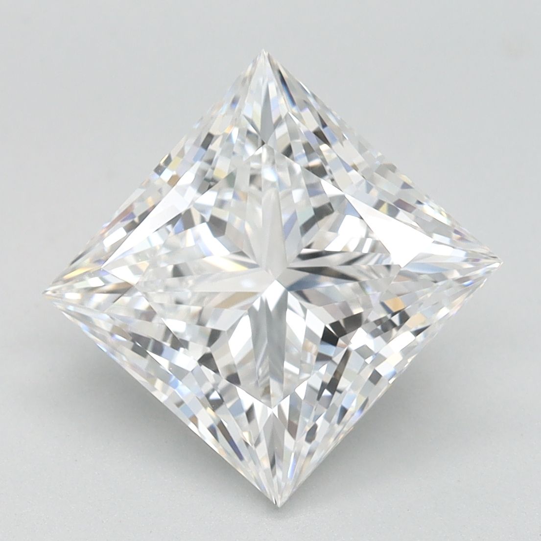 3.02 ct. princess Lab Grown Diamond front image
