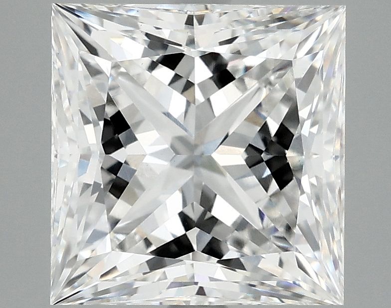 4.18 ct. princess Lab Grown Diamond front image