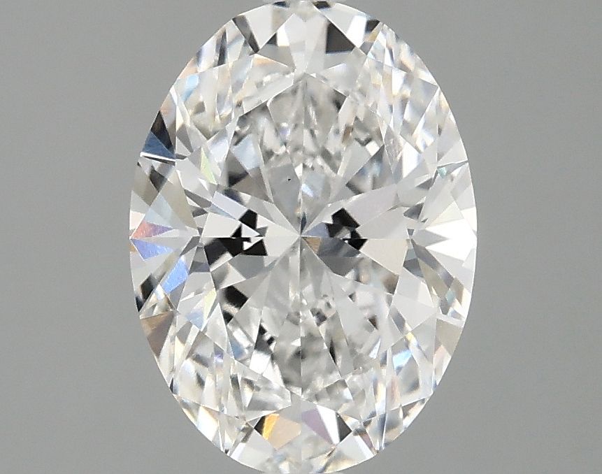 2.10 ct. oval Lab Grown Diamond front image