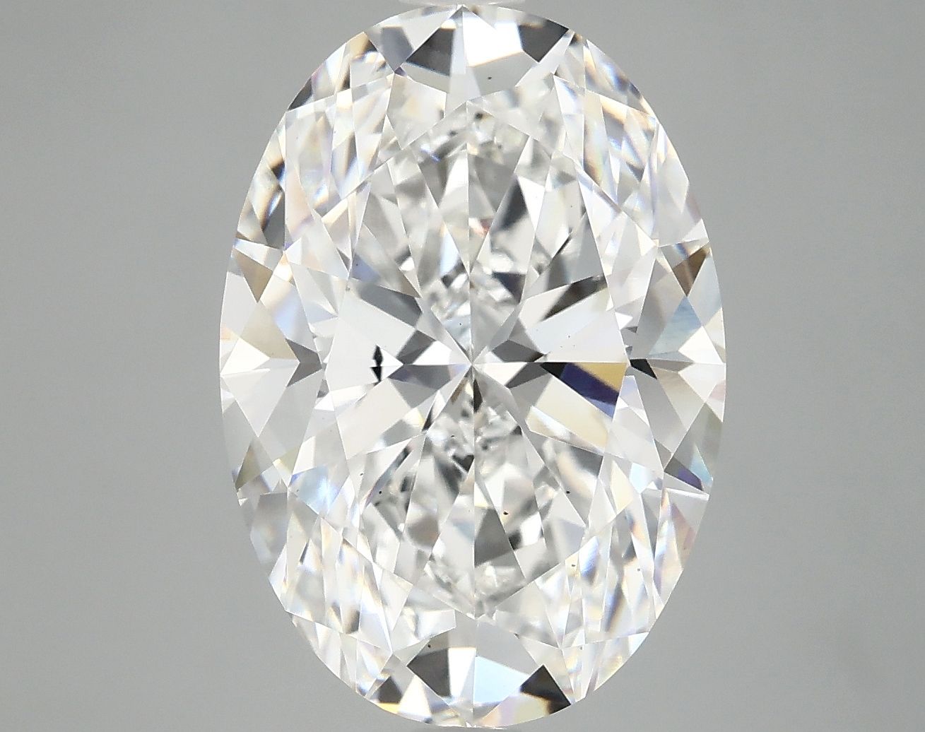 7.09 ct. oval Lab Grown Diamond front image