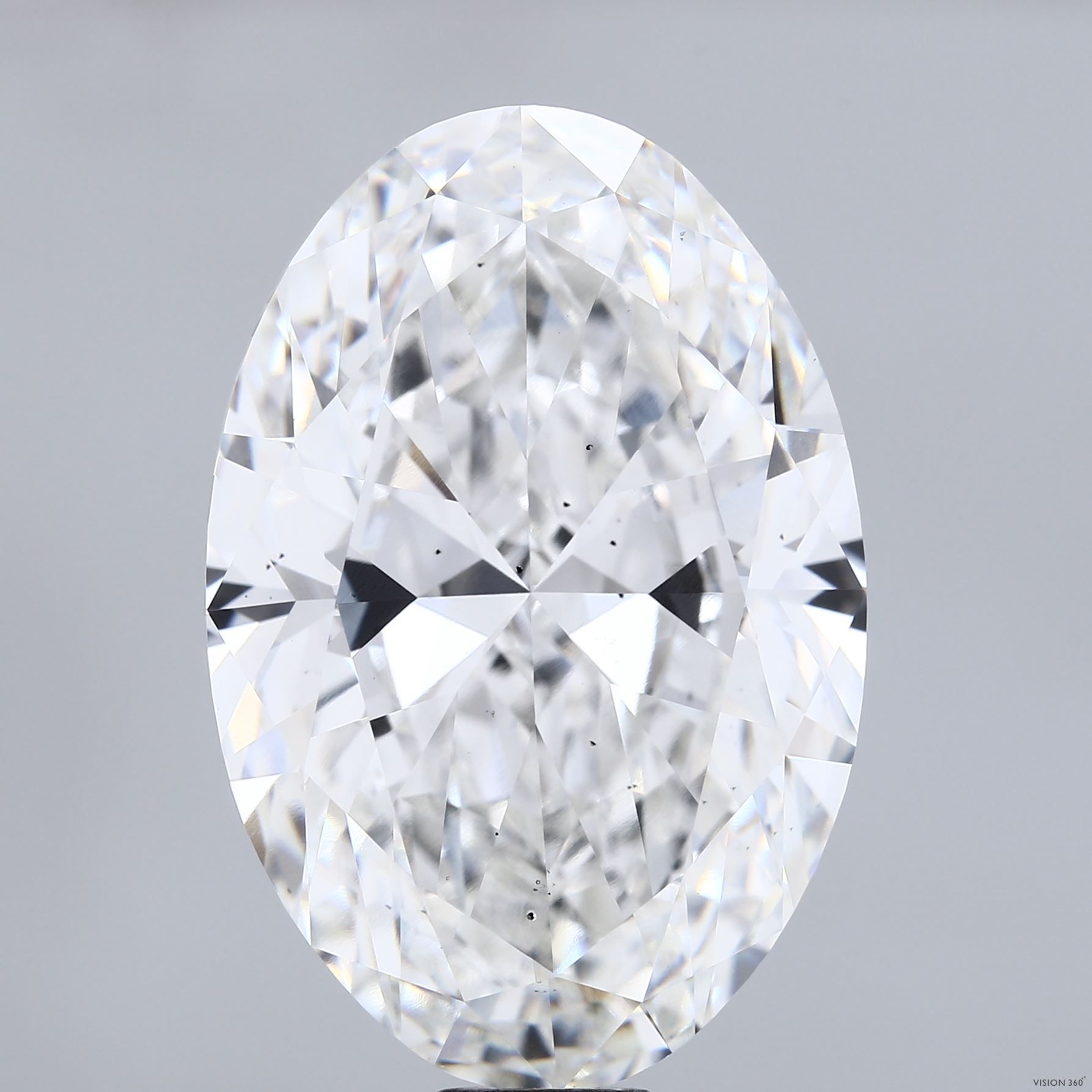 30.13 ct. oval Lab Grown Diamond front image