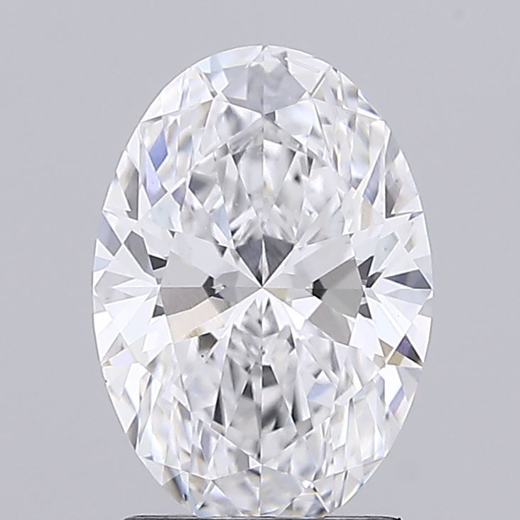 2.07 ct. oval Lab Grown Diamond front image