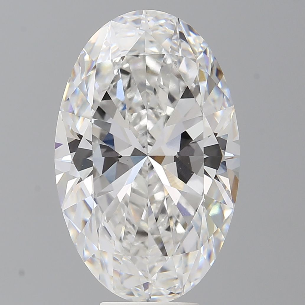 8.08 ct. oval Lab Grown Diamond front image
