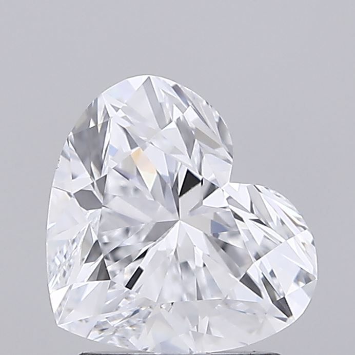 1.55 carat e IF EX Cut IGI heart diamond