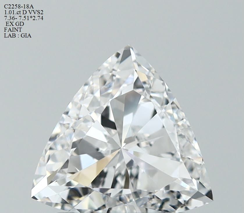1.01 ct Trilliant Diamond