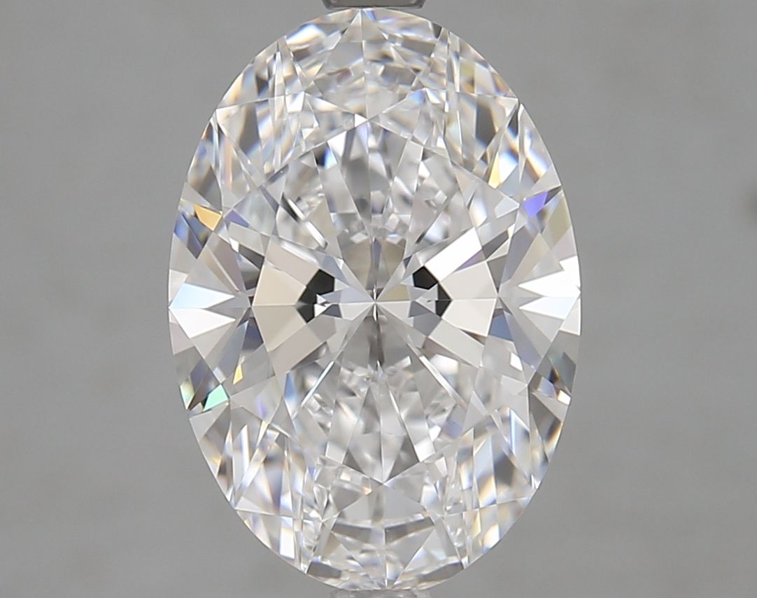 3.30 ct. oval Lab Grown Diamond front image