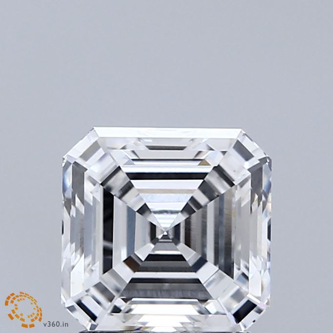 2.09 ct lab-grown Asscher Diamond