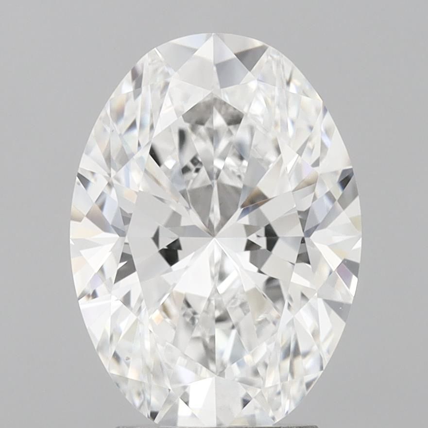 3.52 ct. oval Lab Grown Diamond front image