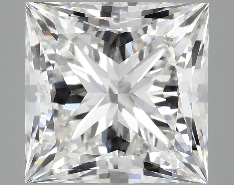 4.70 ct. princess Lab Grown Diamond front image