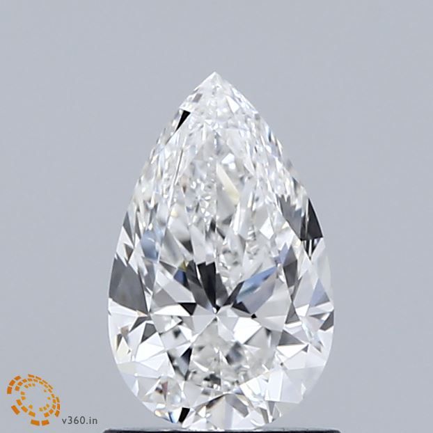 1 ct lab-grown Pear Diamond