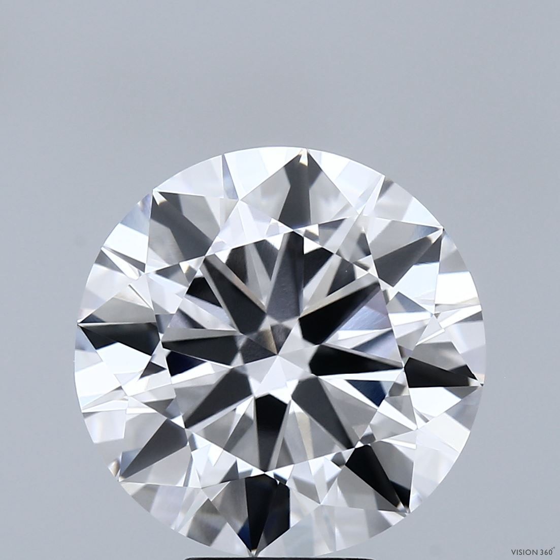 7.57 ct. round Lab Grown Diamond front image