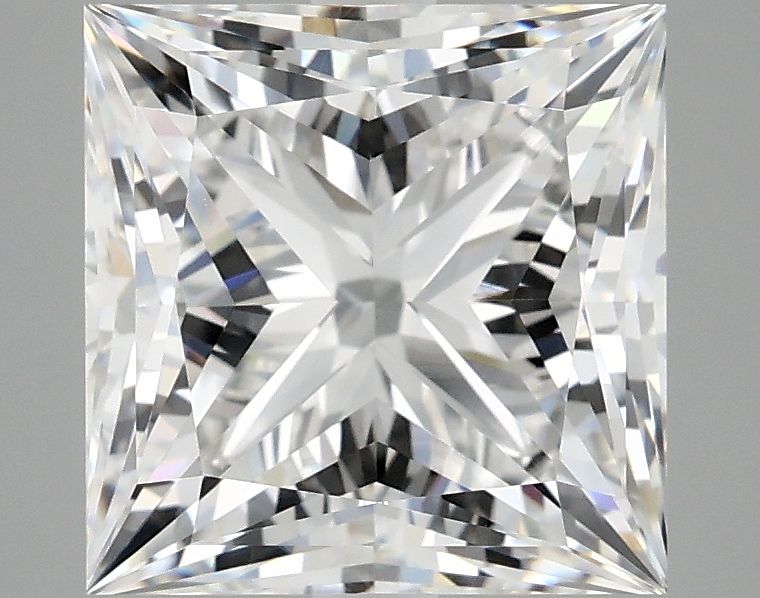 4.19 ct. princess Lab Grown Diamond front image