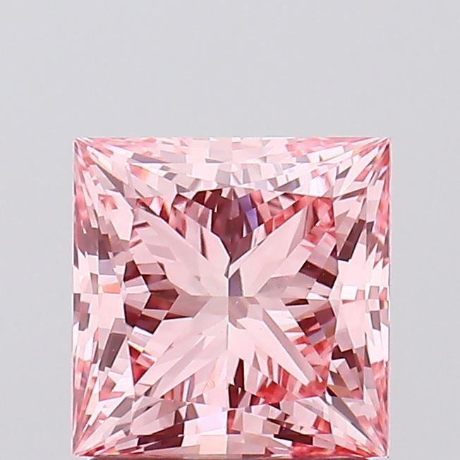 1.66 ct. princess Lab Grown Diamond front image