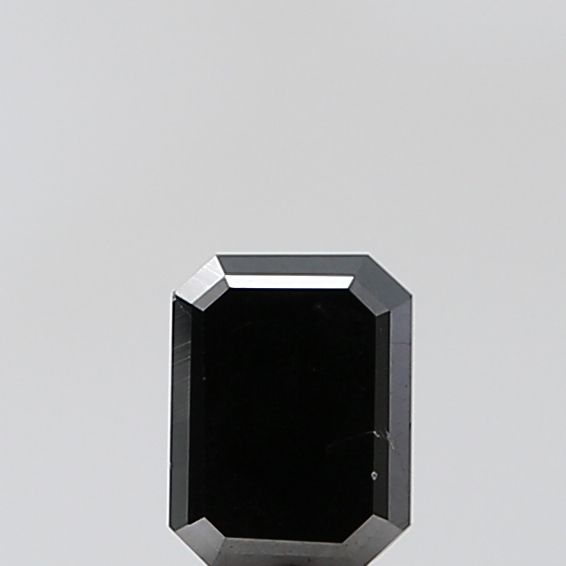 0.4 Carat Emerald Diamond Black VS1