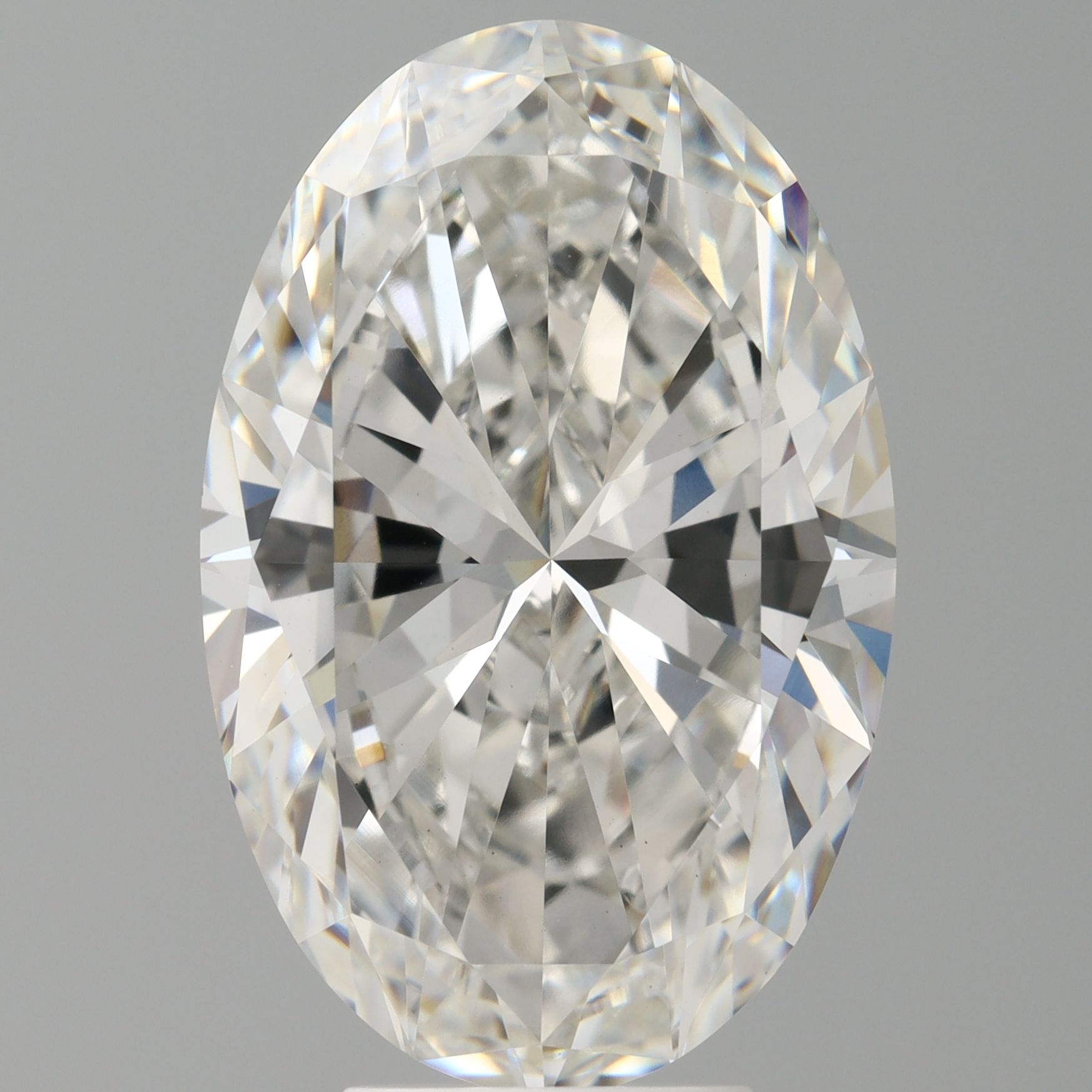 6.01 ct. oval Lab Grown Diamond front image