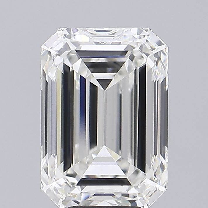 7.02 ct. emerald Lab Grown Diamond front image