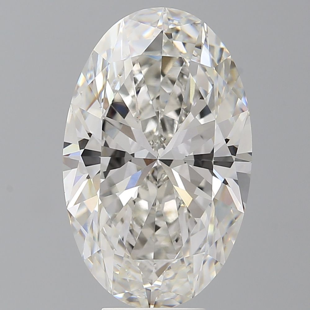 7.58 ct. oval Lab Grown Diamond front image