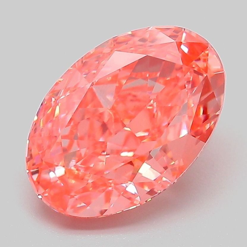 3.06 ct. oval Lab Grown Diamond front image