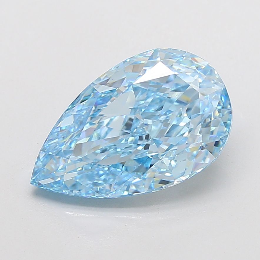 7.08 ct. pear Lab Grown Diamond front image