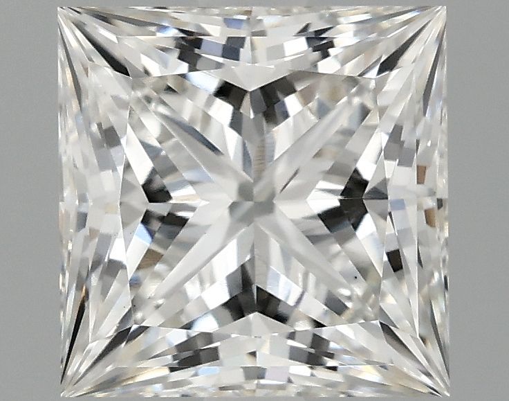 2.10 ct. princess Lab Grown Diamond front image