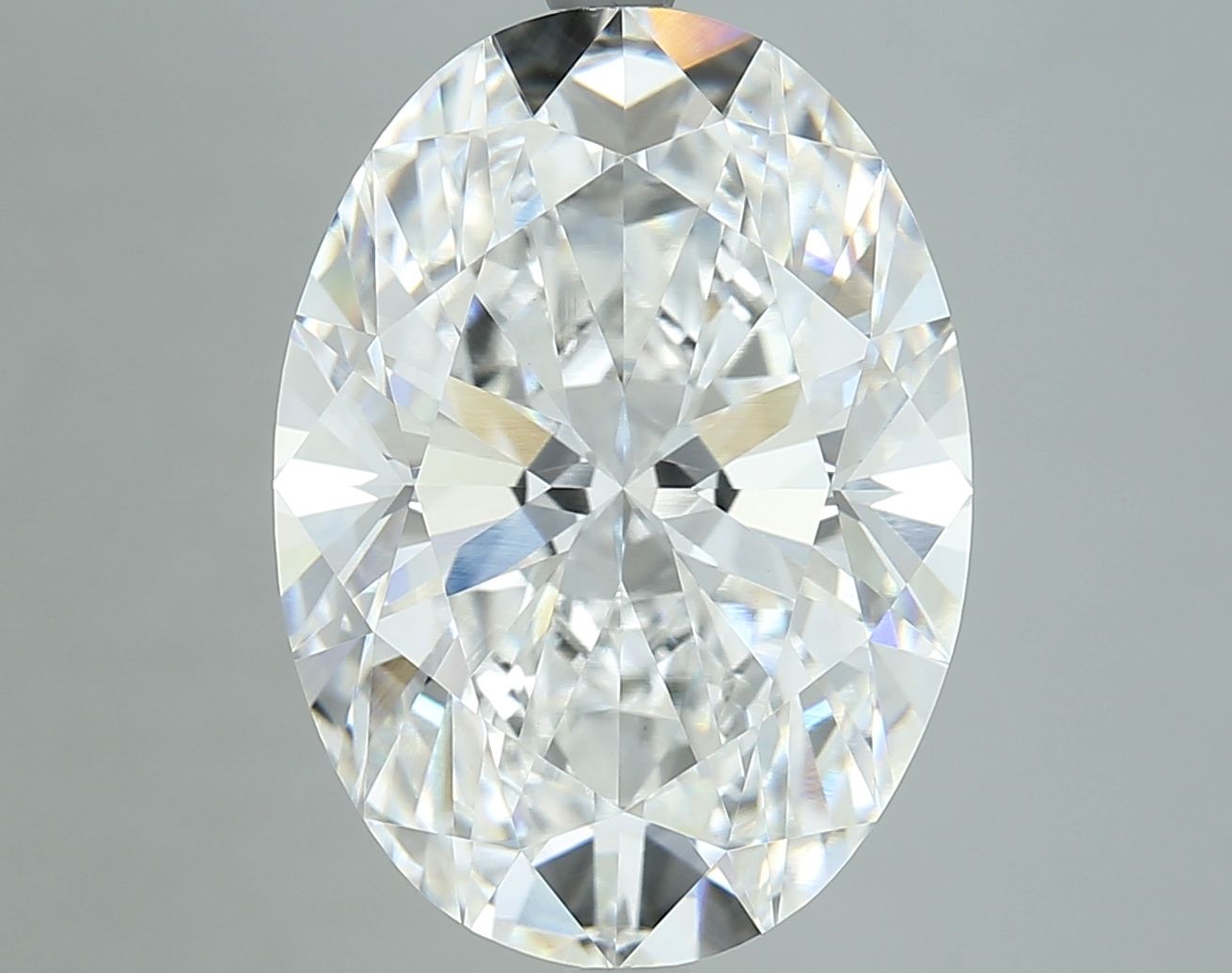 7.05 ct. oval Lab Grown Diamond front image