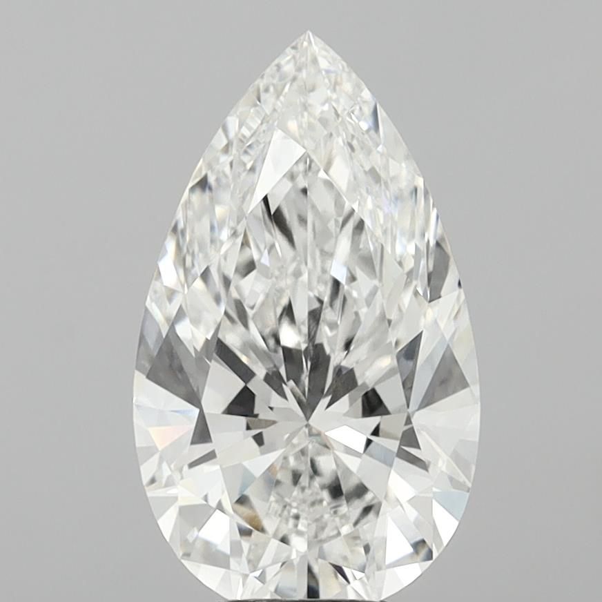 7.05 ct. pear Lab Grown Diamond front image