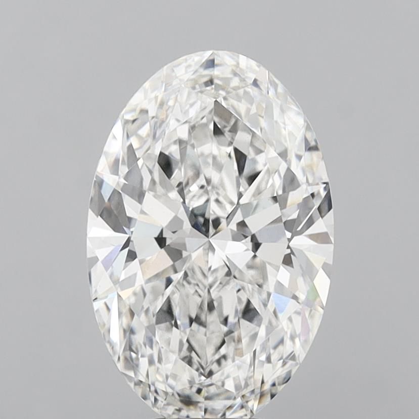 6.09 ct. oval Lab Grown Diamond front image