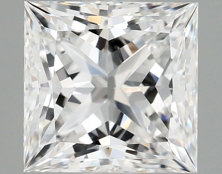 2.10 ct. princess Lab Grown Diamond front image