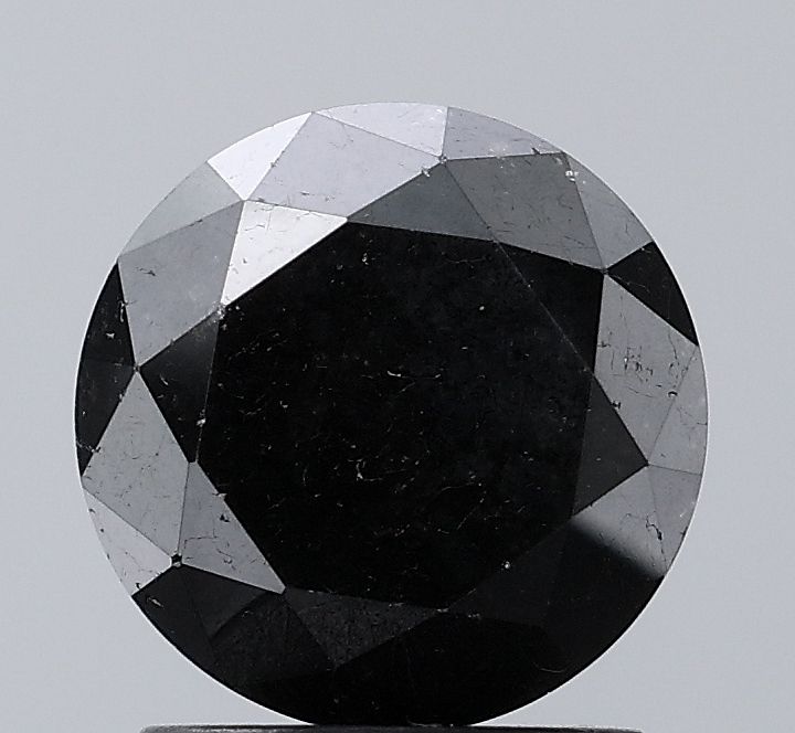 1.87 Carat Round Diamond Black VS2
