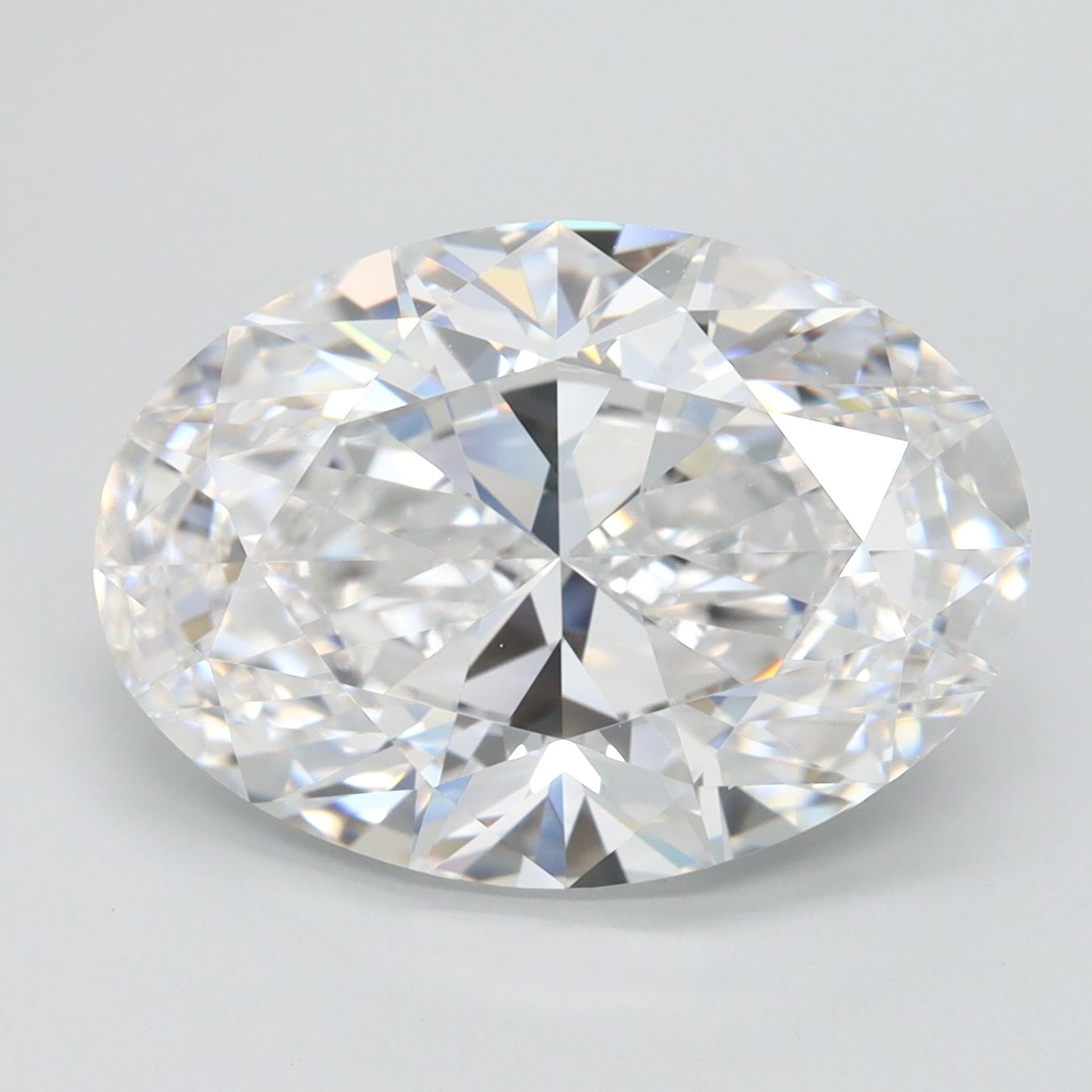 5.01 ct. oval Lab Grown Diamond front image