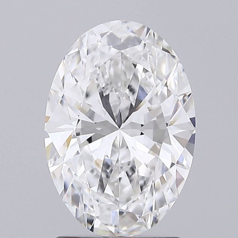 2.02 ct. oval Lab Grown Diamond front image