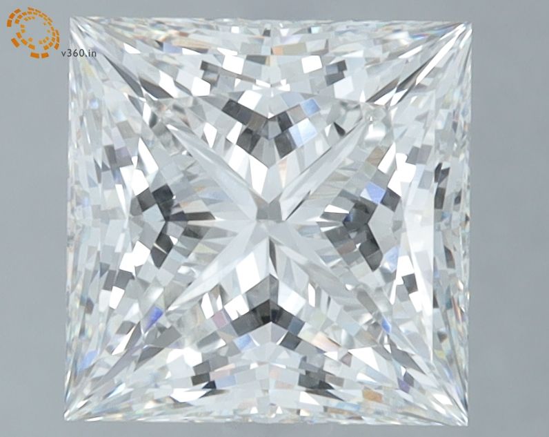 3.09 ct. princess Lab Grown Diamond front image