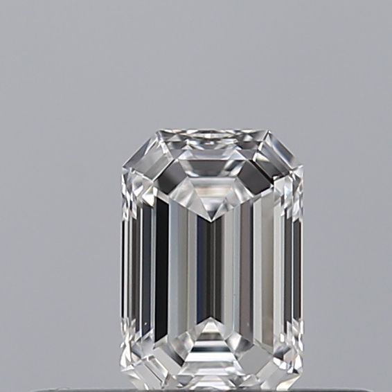 0.26 Carat Emerald Diamond D VVS1