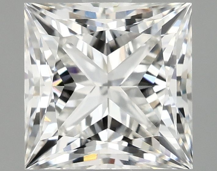 2.10 ct. princess Lab Grown Diamond front image