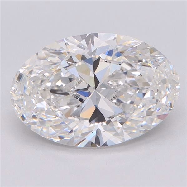5.02 ct. oval Lab Grown Diamond front image