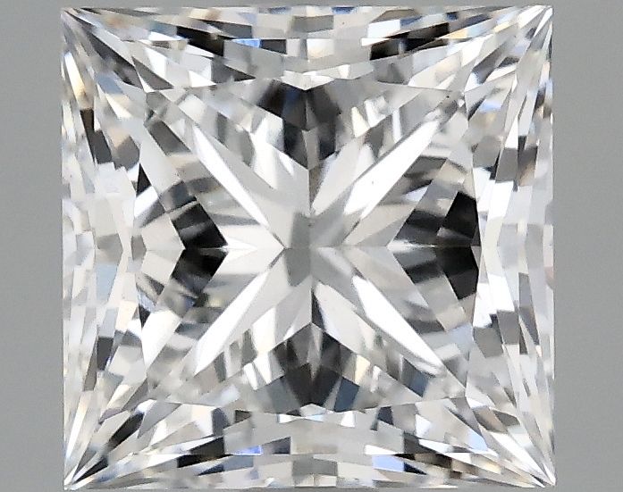 2.10 ct. princess Lab Grown Diamond front image