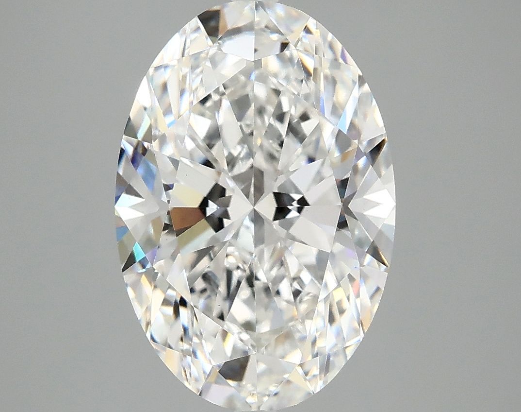 3.87 ct. oval Lab Grown Diamond front image