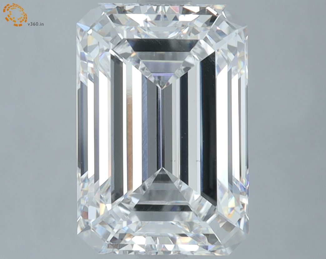 4.09 ct. emerald Lab Grown Diamond front image